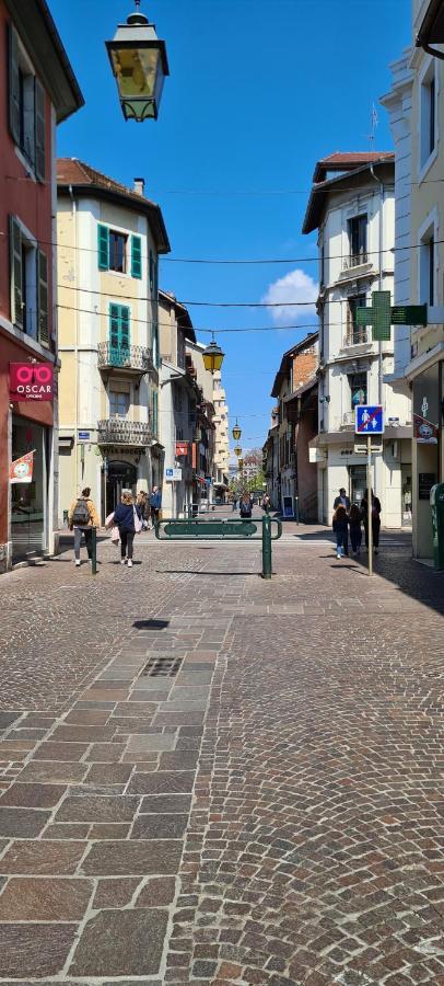 BlueMoon-Appartement en plein centre de ville d'Annecy-place de parking privée Extérieur photo